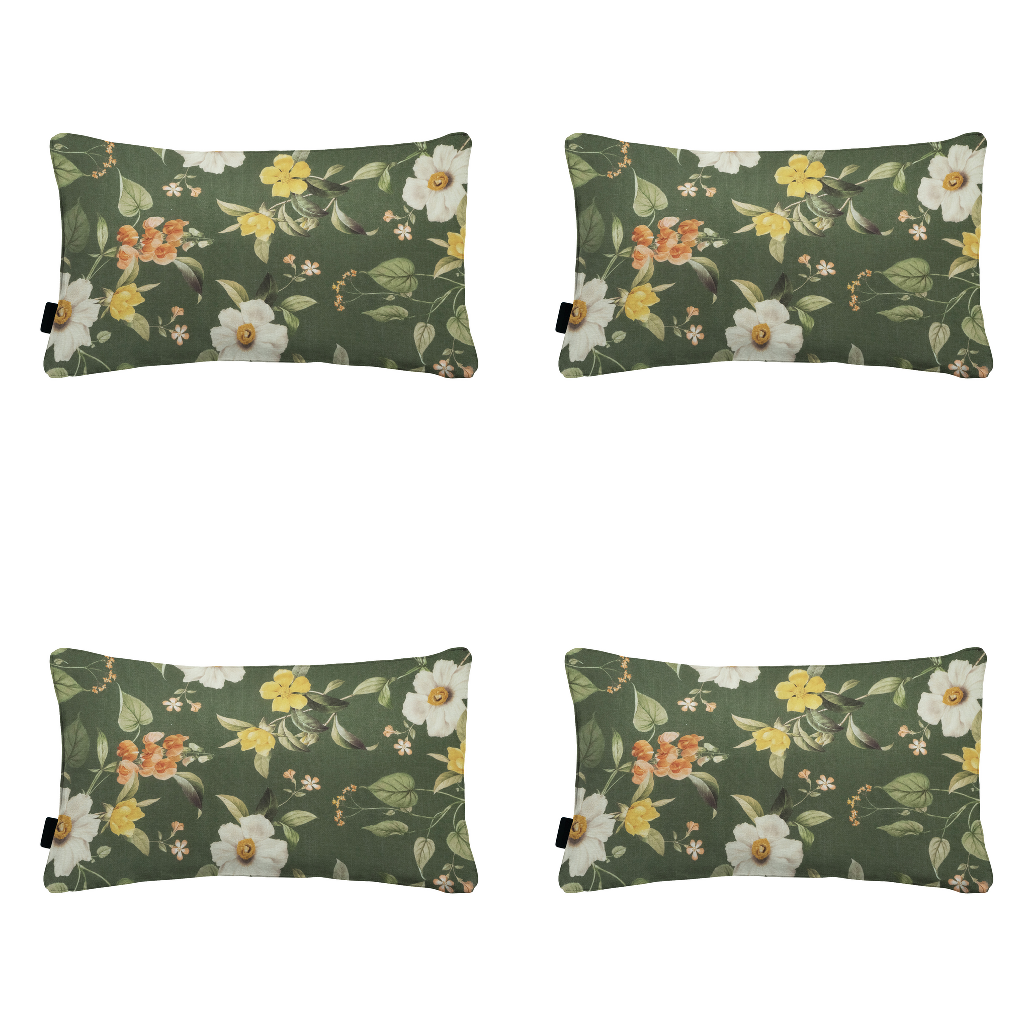 Madison - Sierkussen Julliete - Multikleur - 30x50x10cm - Set van 4