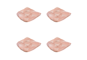 Madison - Zitkussen Napels - Roze - 46x46x6cm - Set van 4