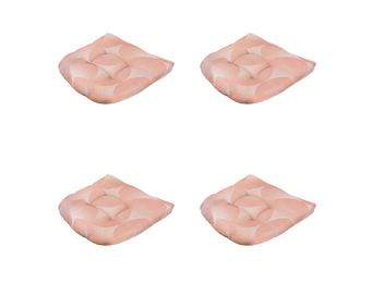 Madison - Zitkussen Napels - Roze - 46x46x6cm - Set van 4