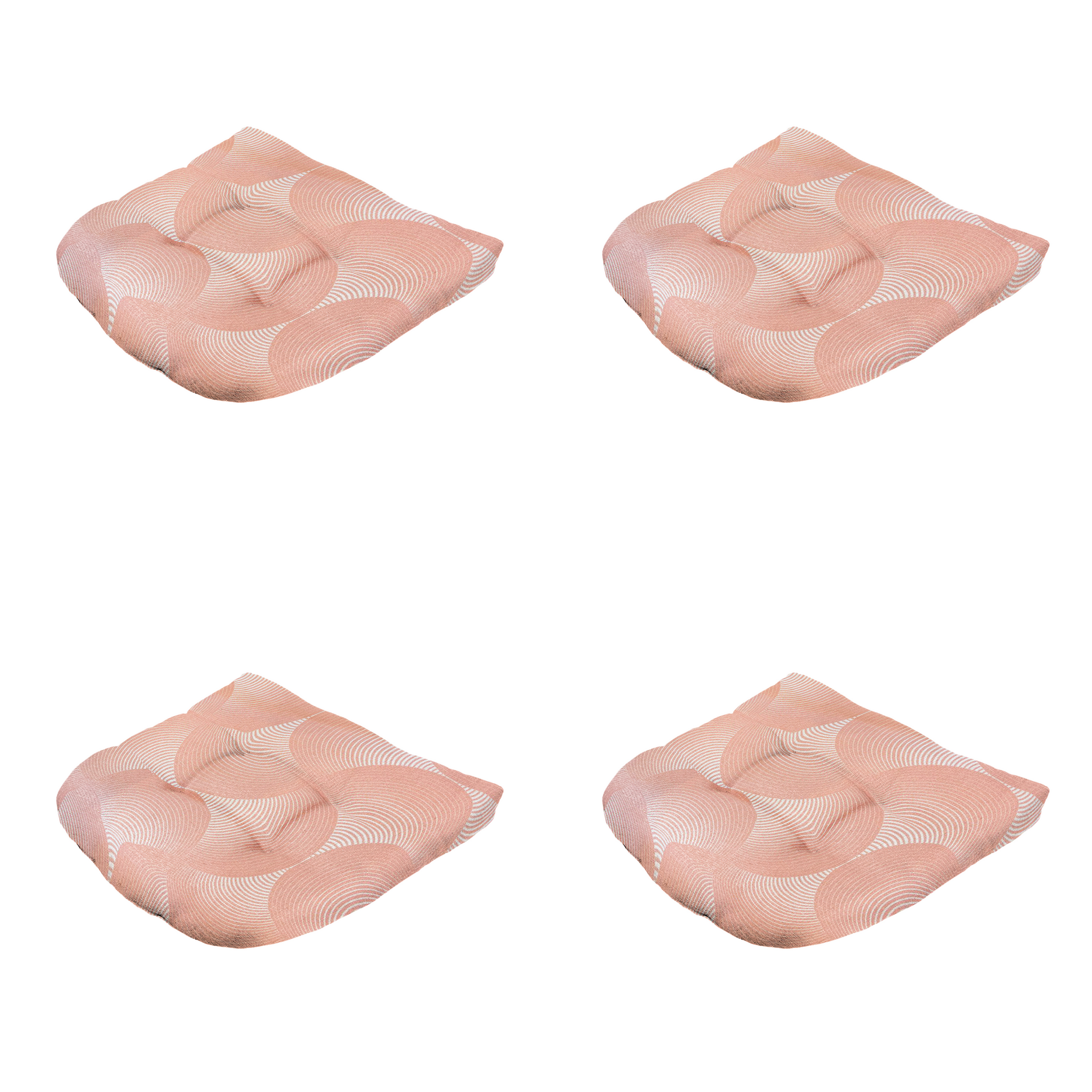 Madison - Zitkussen Napels - Roze - 46x46x6cm - Set van 4