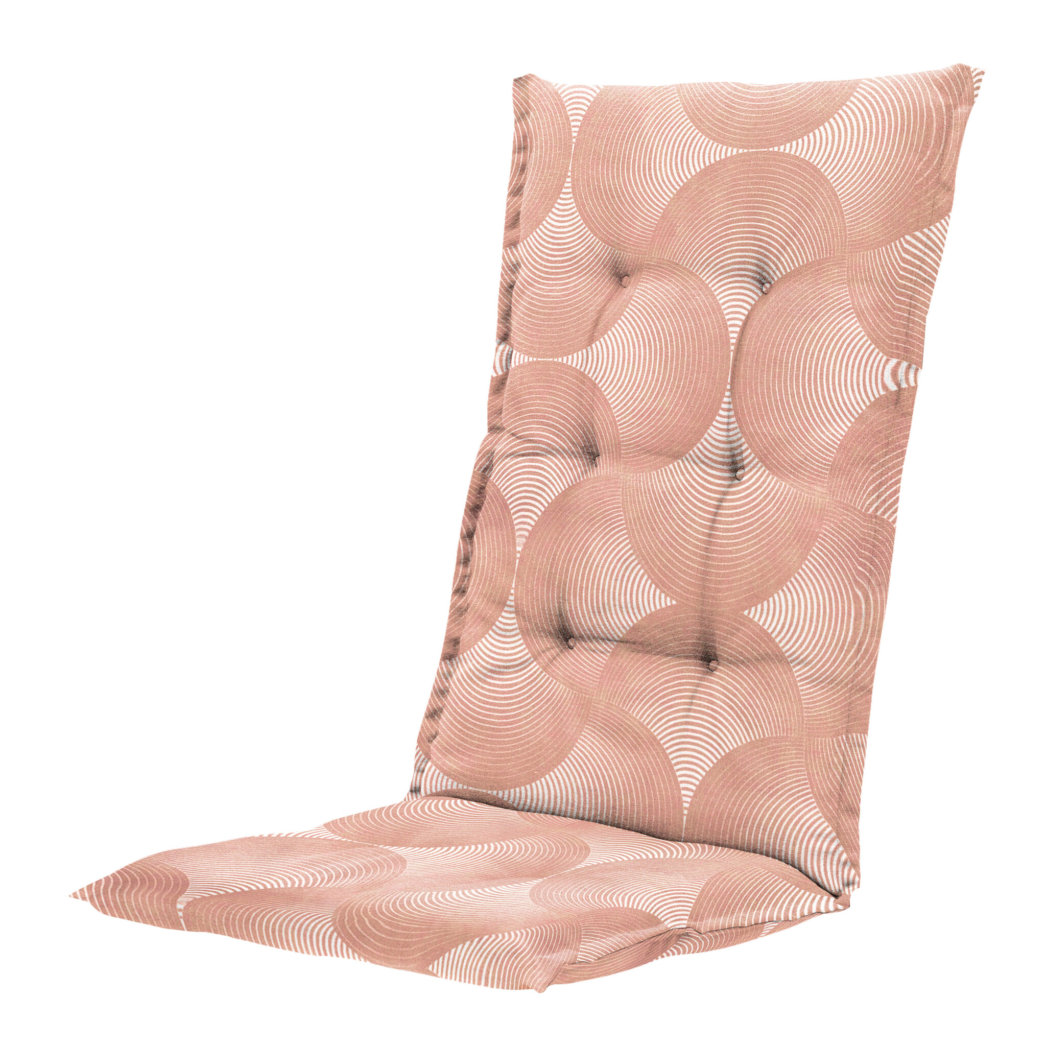 Madison - Kussen hoge rug Napels - Roze - 123x50x5cm - Set van 4