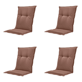 Madison - Kussen lage rug Panama - Bruin - 105x50x6cm - Set van 4