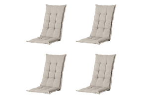 Madison - Kussen hoge rug Panama - Beige - 123x50x5cm - Set van 4