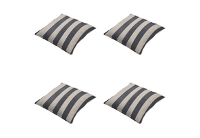 Madison - Sierkussen Amora - Grijs - 50x50x10cm - Set van 4