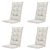 Madison - Kussen hoge rug Napels - Beige - 123x50x5cm - Set van 4