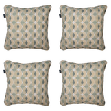 Madison - Sierkussen Rae - Groen - 50x50x10cm - Set van 4