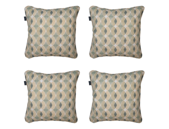 Madison - Sierkussen Rae - Groen - 50x50x10cm - Set van 4