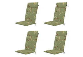 Aria - Tuinstoelkussen Hoge Rug - Set van 4