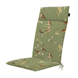 Madison - Tuintstoelkussen Hoge Rug Aria - Groen - 120x50x4cm - Set van 4
