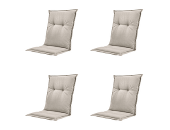 Madison - Kussen lage rug Panama - Beige - 105x50x6cm - Set van 4