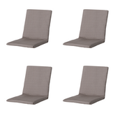 Madison - Stapelstoelkussen Basic - Taupe - 97x49x3cm - Set van 4