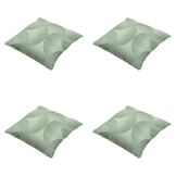 Madison - Sierkussen Napels - Groen - 50x50x10cm - Set van 4