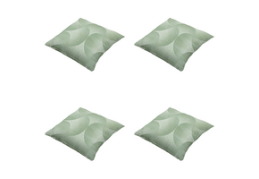Madison - Sierkussen Napels - Groen - 50x50x10cm - Set van 4
