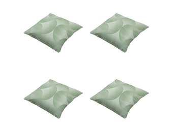 Madison - Sierkussen Napels - Groen - 50x50x10cm - Set van 4
