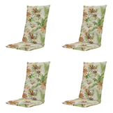 Madison - Kussen hoge rug Axel - Multikleur - 123x50x5cm - Set van 4