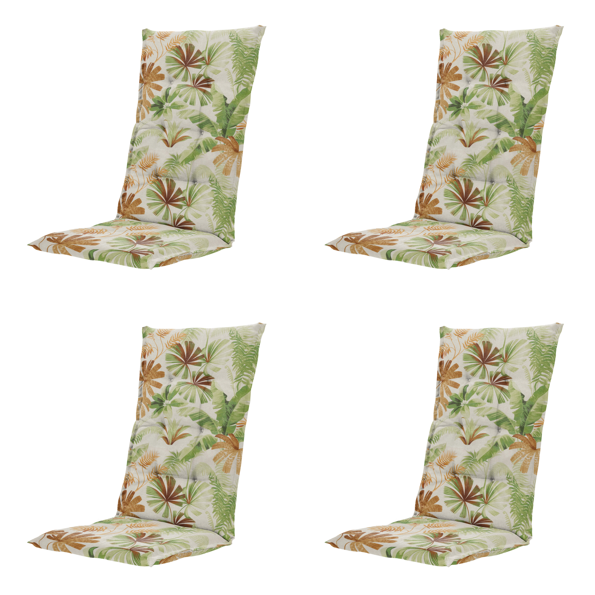 Madison - Kussen hoge rug Axel - Multikleur - 123x50x5cm - Set van 4