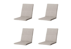 Madison - Stapelstoelkussen Panama - Beige - 97x49x5cm - Set van 4