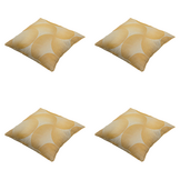 Madison - Sierkussen Napels - Geel - 50x50x10cm - Set van 4