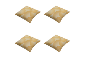 Madison - Sierkussen Napels - Geel - 50x50x10cm - Set van 4