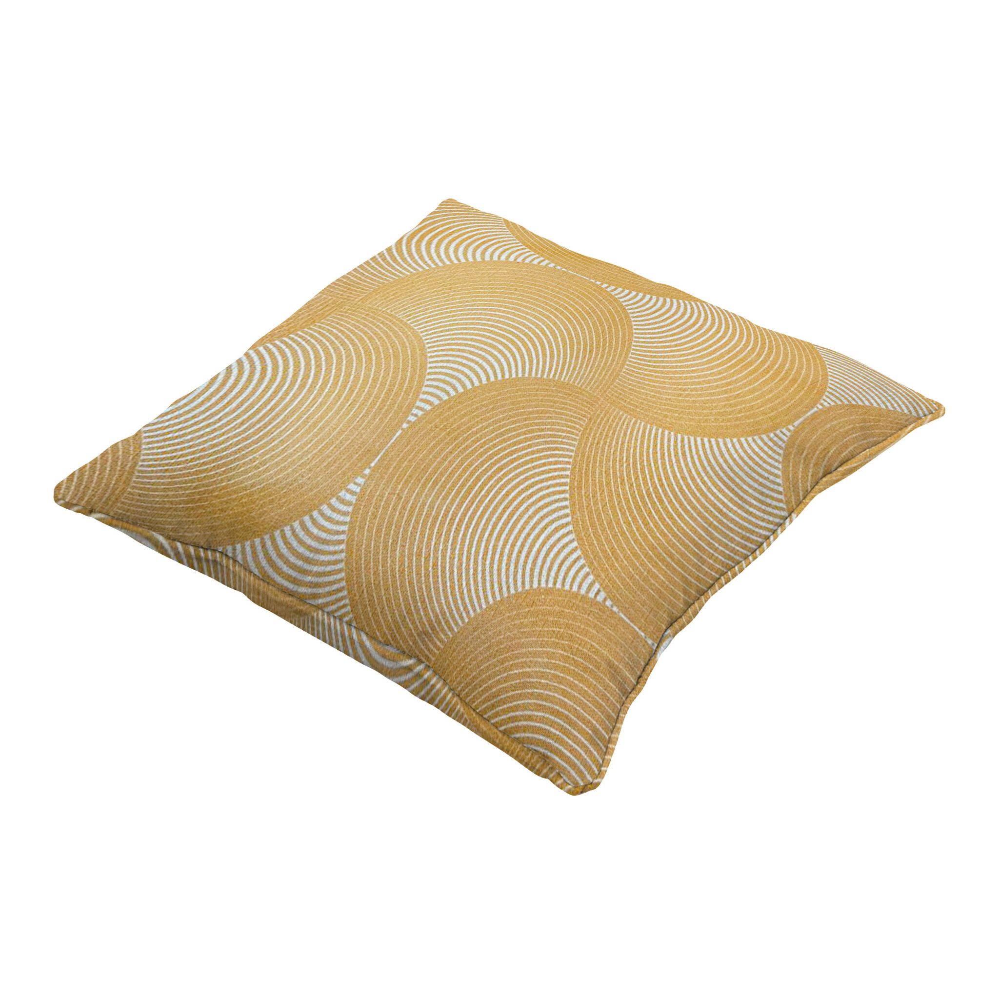 Madison - Sierkussen Napels - Geel - 50x50x10cm - Set van 4