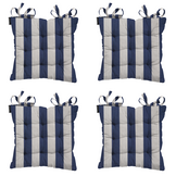 Madison - Zitkussen Amora - Blauw - 46x46x8cm - Set van 4