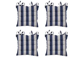 Madison - Zitkussen Amora - Blauw - 46x46x8cm - Set van 4