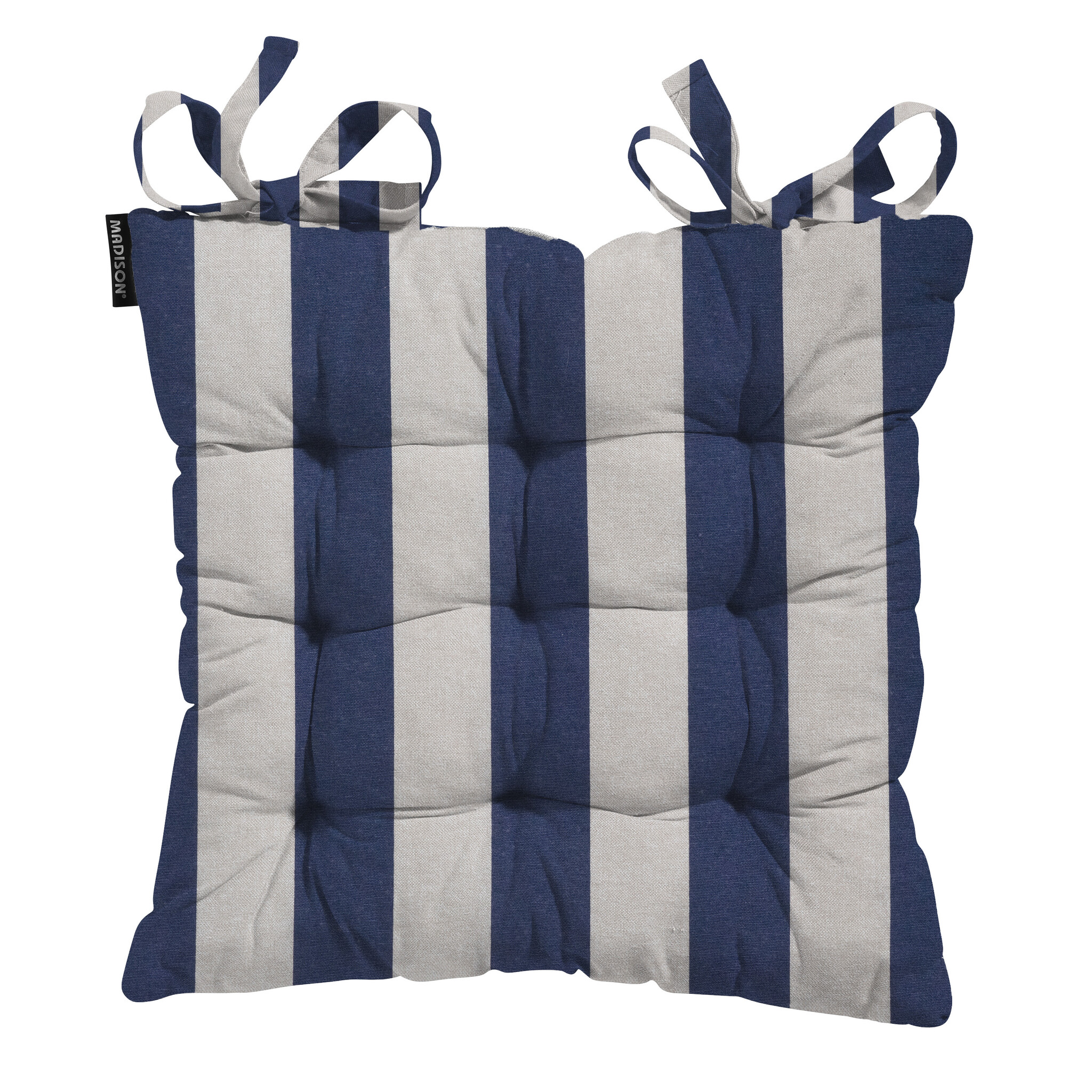 Madison - Zitkussen Amora - Blauw - 46x46x8cm - Set van 4