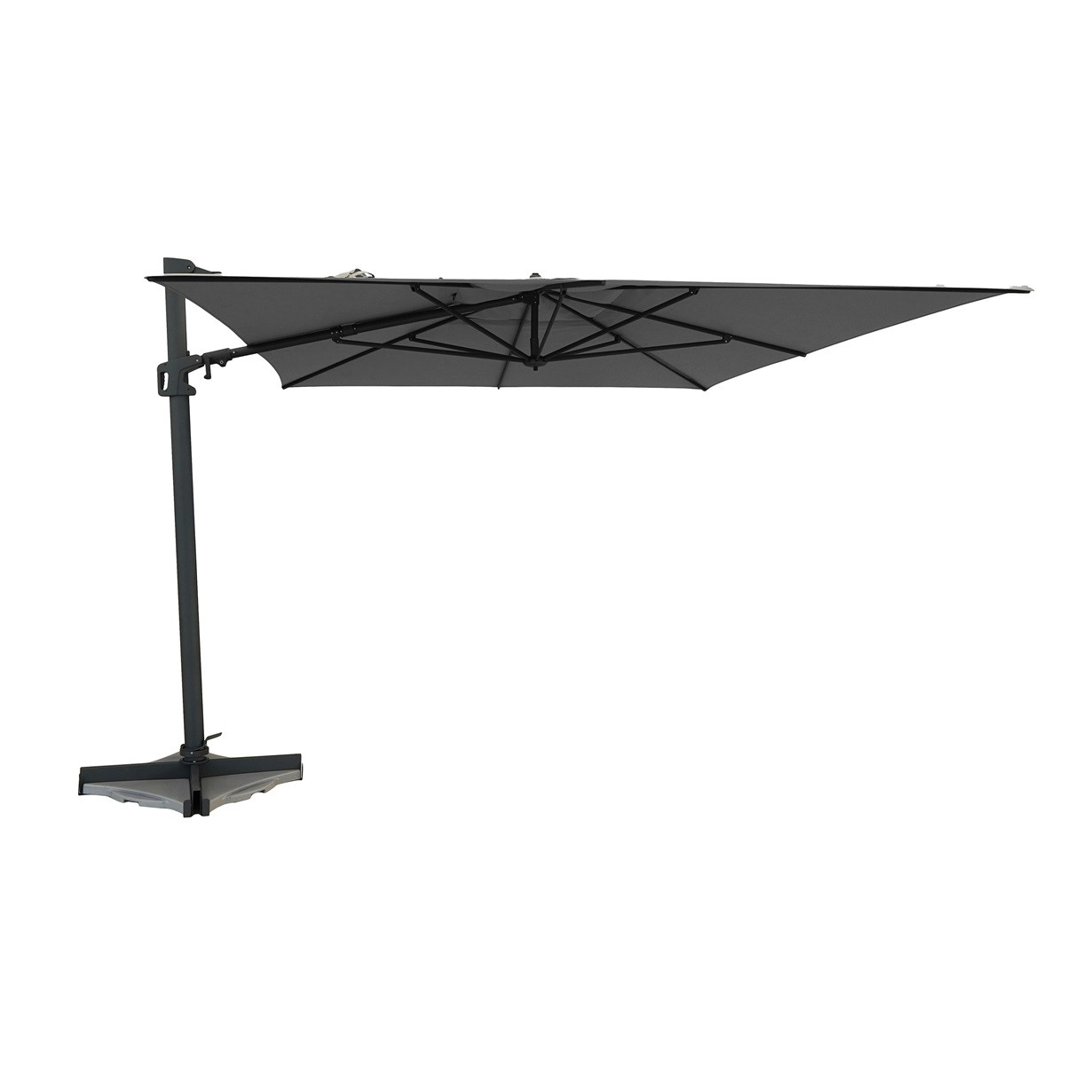Madison - Parasol Top-line - Grijs - 300x400cm