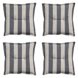 Madison - Zitkussen Amora - Grijs - 50x50x7cm - Set van 4