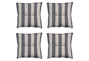 Madison - Zitkussen Amora - Grijs - 50x50x7cm - Set van 4