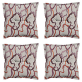 Madison - Zitkussen Blaze - Multikleur - 50x50x7cm - Set van 4