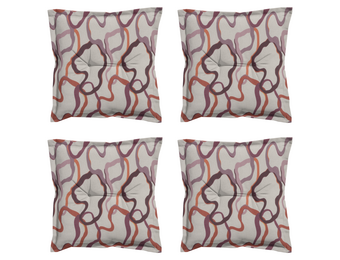 Madison - Zitkussen Blaze - Multikleur - 50x50x7cm - Set van 4