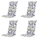 Madison - Kussen hoge rug Blaze - Multikleur - 123x50x5cm - Set van 4