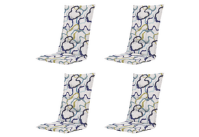 Madison - Kussen hoge rug Blaze - Multikleur - 123x50x5cm - Set van 4