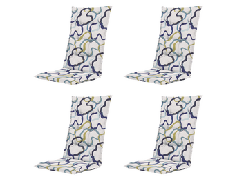Madison - Kussen hoge rug Blaze - Multikleur - 123x50x5cm - Set van 4