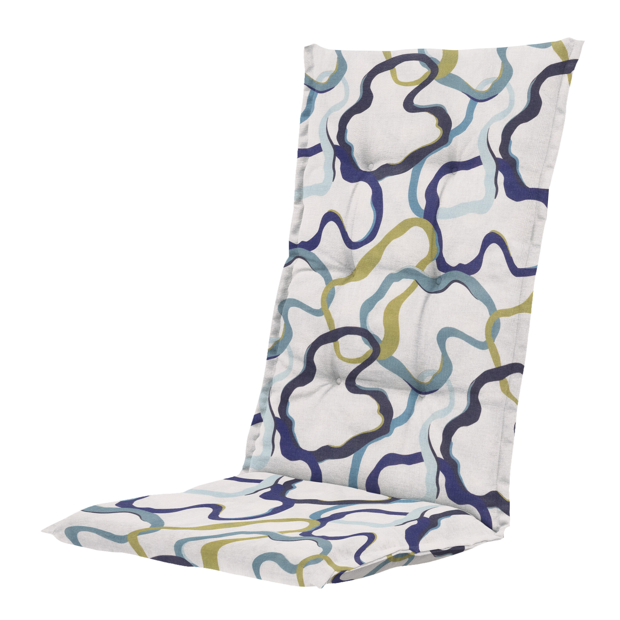 Madison - Kussen hoge rug Blaze - Multikleur - 123x50x5cm - Set van 4