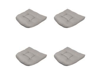 Madison - Zitkussen Napels - Taupe - 46x46x6cm - Set van 4