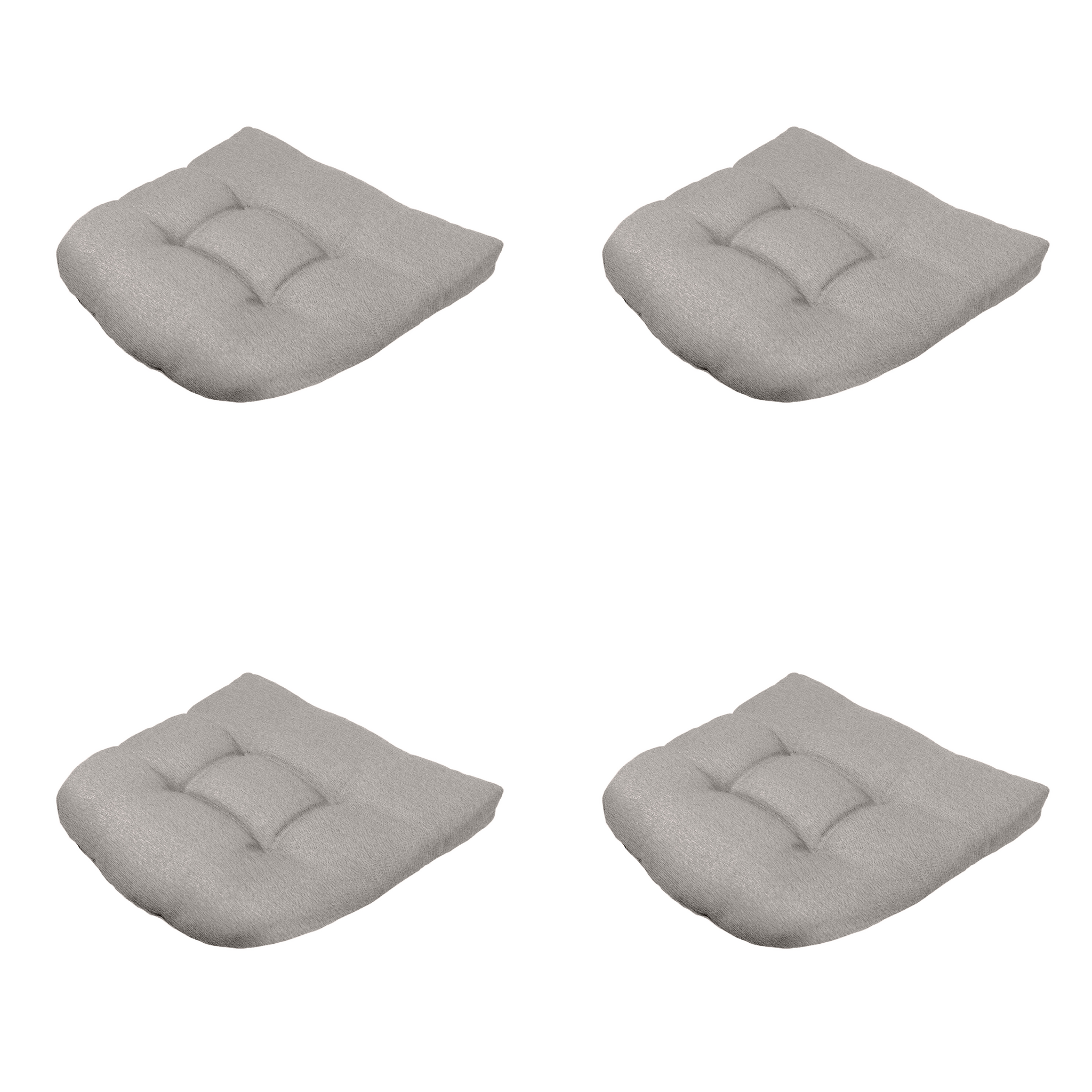 Madison - Zitkussen Napels - Taupe - 46x46x6cm - Set van 4