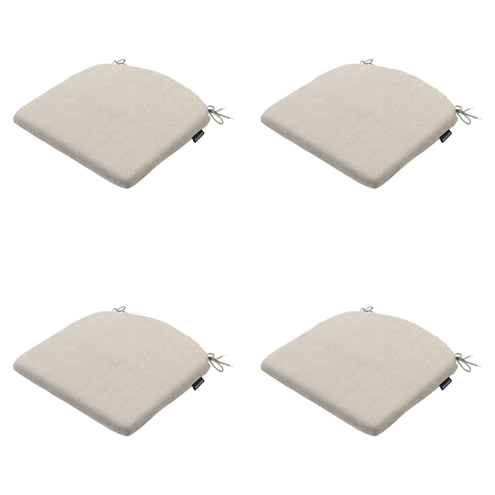 Madison - Zitkussen Panama - Beige - 46x48x4,5cm - Set van 4