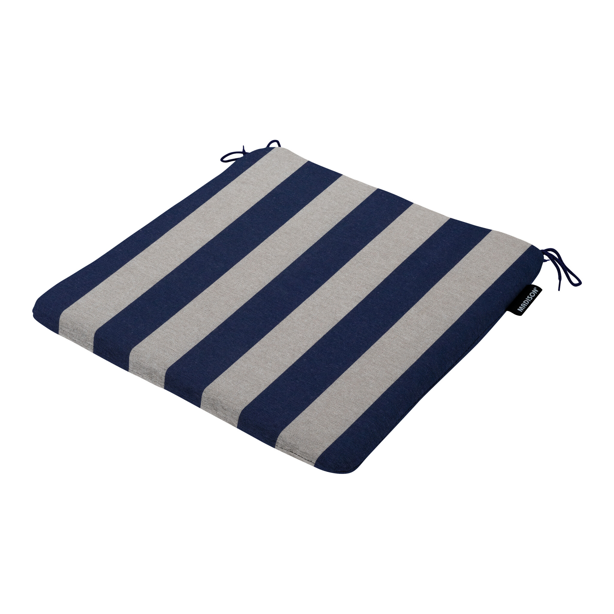 Madison - Zitkussen Amora - Blauw - 40x40x4,5cm - Set van 4