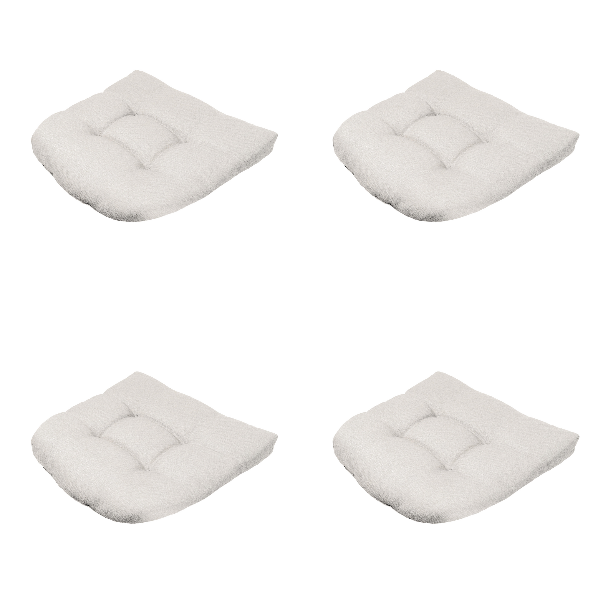 Madison - Zitkussen Napels - Beige - 46x46x6cm - Set van 4