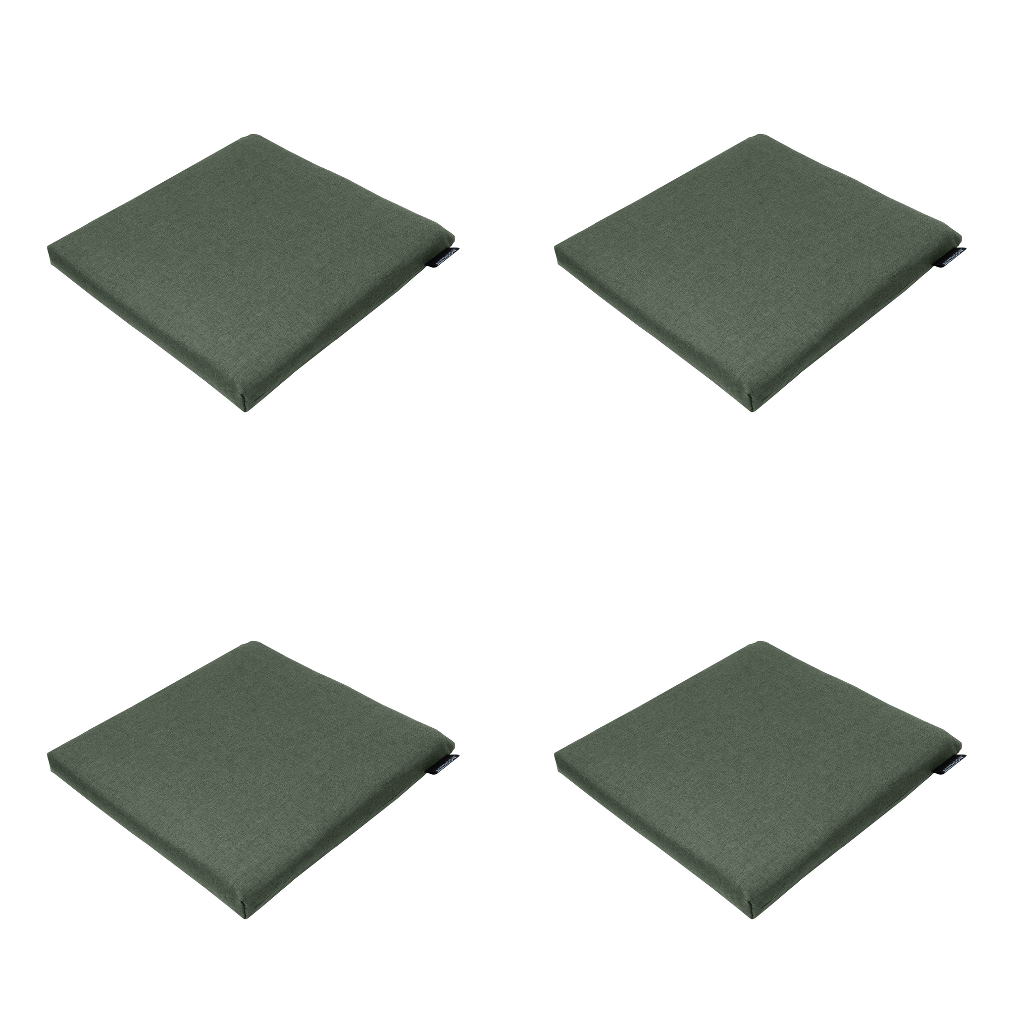 Madison - Zitkussen Best deal - Groen - 40x40x4,5cm - Set van 4