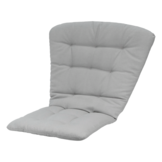 Madison - Tuintstoelkussen Hoge Rug Napels - Grijs - 125x82x6cm - Set van 4