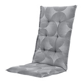 Madison - Kussen hoge rug Napels - Grijs - 123x50x5cm - Set van 4