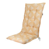 Madison - Kussen hoge rug Napels - Geel - 123x50x5cm - Set van 4