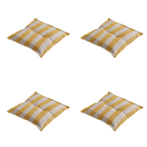 Madison - Zitkussen Amora - Geel - 50x50x7cm - Set van 4