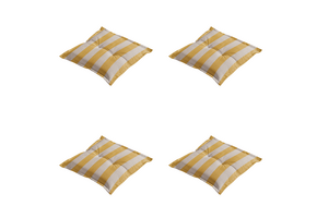 Madison - Zitkussen Amora - Geel - 50x50x7cm - Set van 4