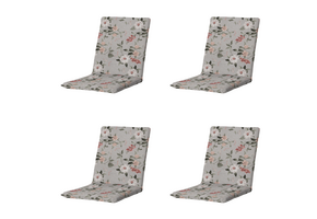 Madison - Stapelstoelkussen Julliete - Multikleur - 97x49x5cm - Set van 4