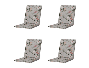 Madison - Stapelstoelkussen Julliete - Multikleur - 97x49x5cm - Set van 4