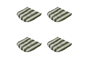 Madison - Zitkussen Amora - Groen - 46x46x6cm - Set van 4